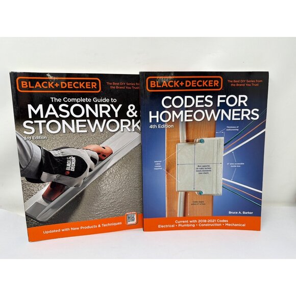 Black+Decker Complete Guide Masonry & Stonework and Codes Homeowners DIY - Picture 1 of 6